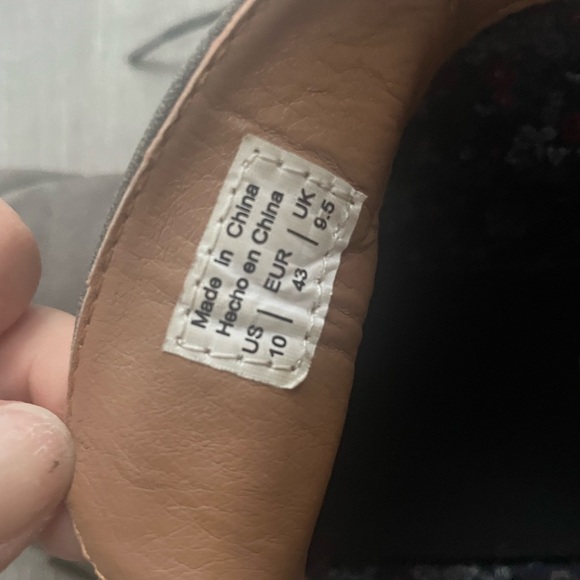 Mens Steve Madden short dress boots, grey, size: 10, great gently worn condition - Picture 5 of 9